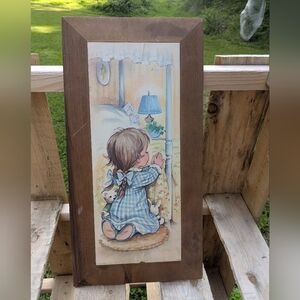 Coby Children Praying Bedtime Prayers Kids Pictures Religious God Lithograph